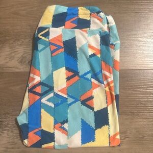 LuLaRoe Geometric Multicolor Leggings